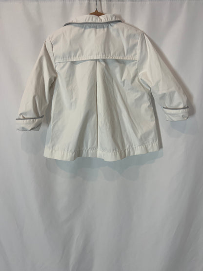 NECK&NECK. Chaqueta blanca  textura. T 12 meses