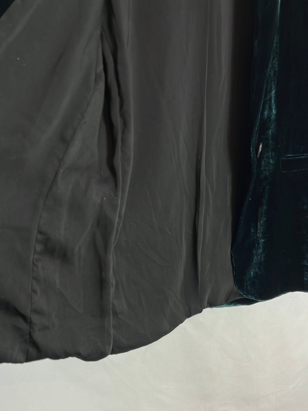 OTRAS. Blazer terciopelo azule petróleo . T S