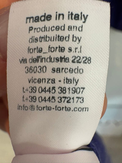 FORTE FORTE. Kimono largo seda morado