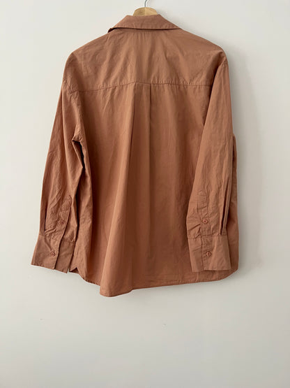 ZARA. Long brown dress TM