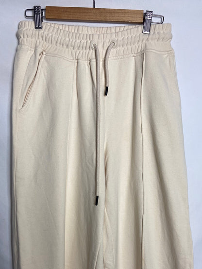 BERSHKA. Wide-leg plush trousers. TM