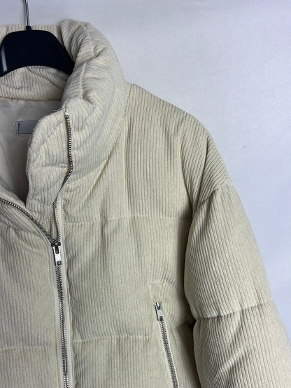 ADIKA. Plumas beige pana Tu(xs)