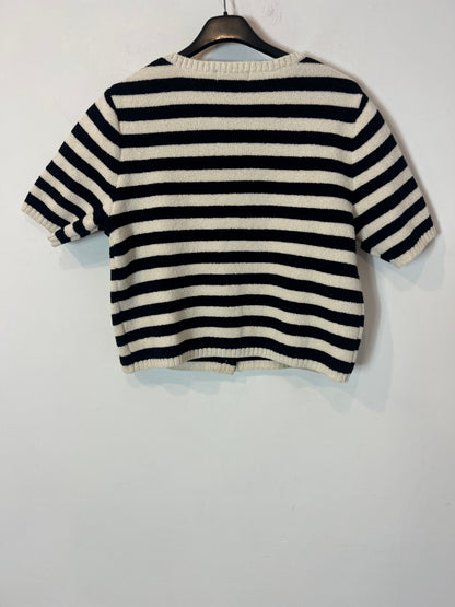 H&M. Top abotonado rayas. T M