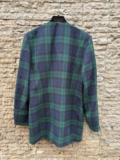 OTRAS. Chaqueta cuadros vintage lana