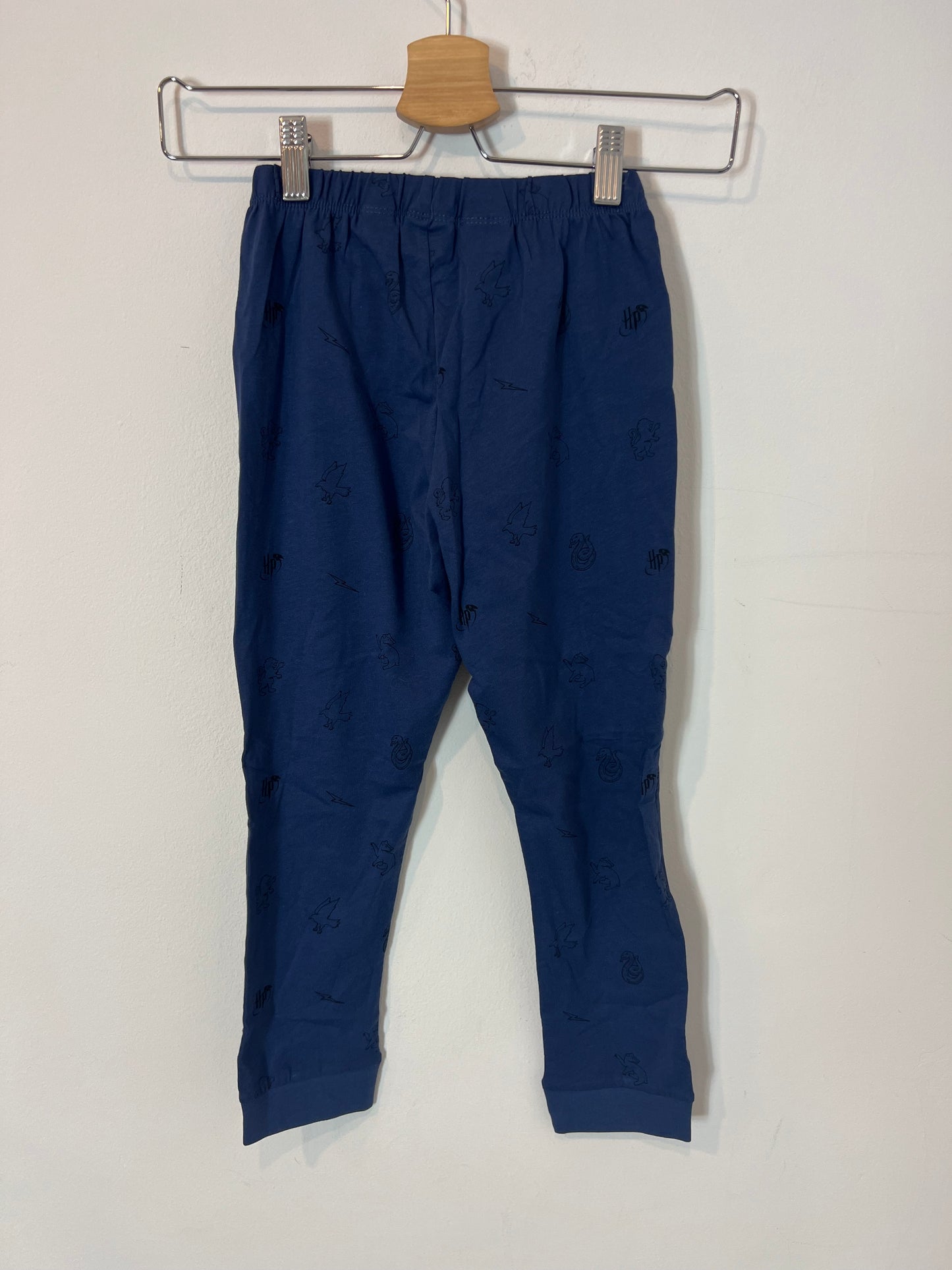 ZARA. Blue and gray patterned pajamas. Size 5-6 years.