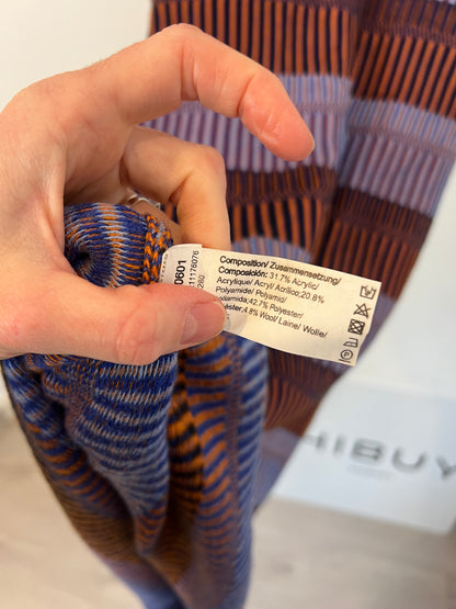 OTRAS. vestido midi estampado missoni