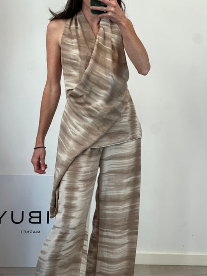 ZARA. Conjunto estampado tie dye
