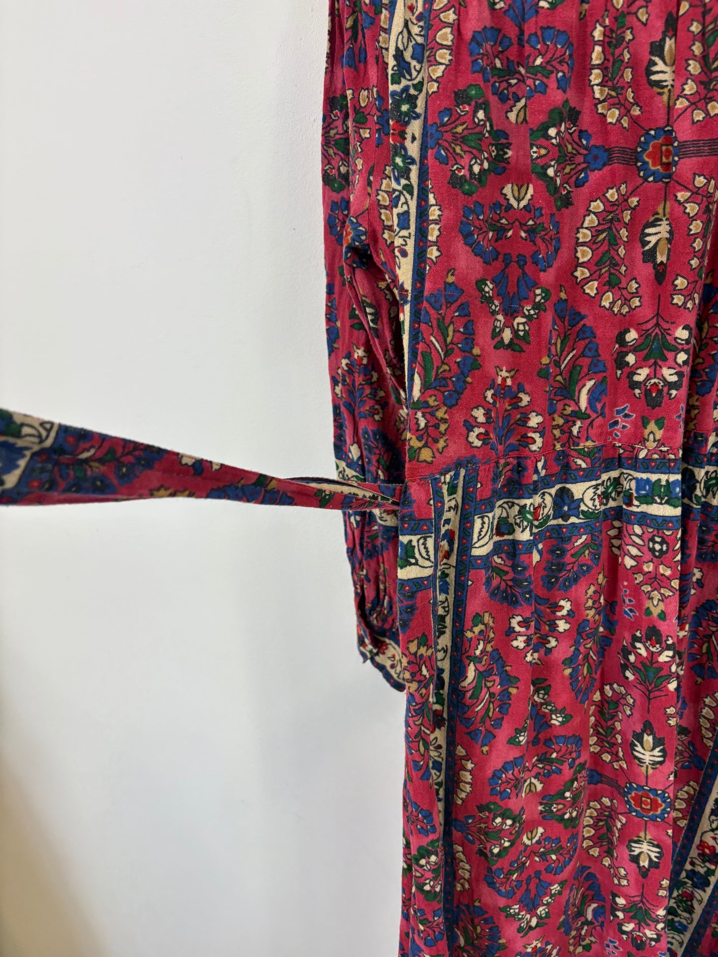 ANTIK BATIK. Vestido largo algodón estampado