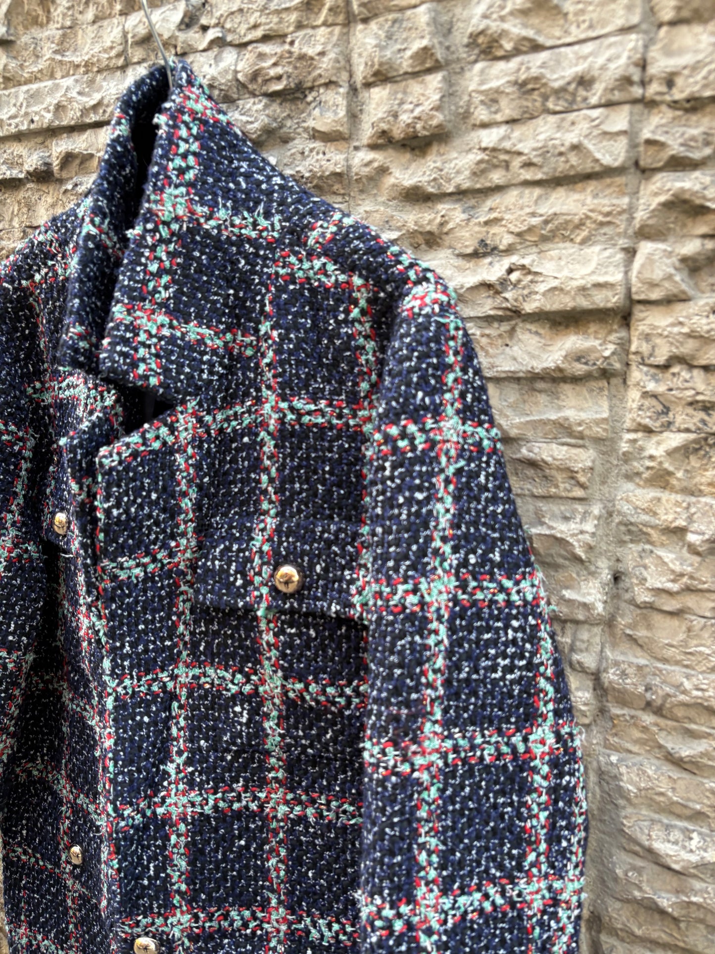 SUNCOO. Chaqueta tweed colores