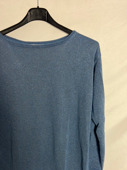 SFERA. Jersey fino azul hilos. T S