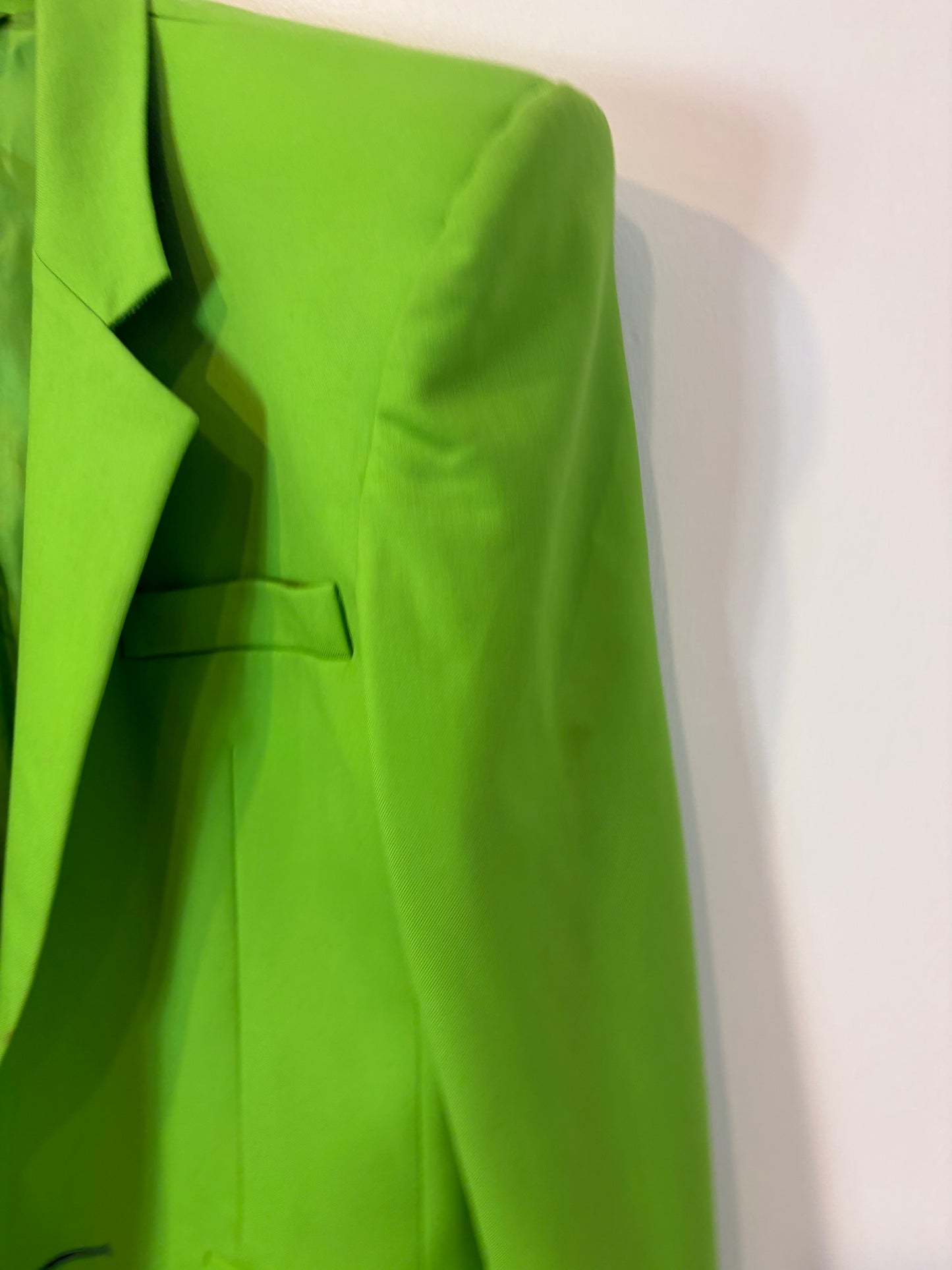 THE ATTICO. Blazer verde hombreras