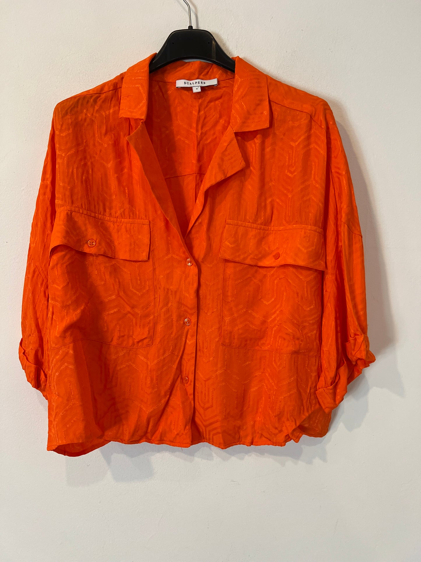 SCALPERS. Conjunto naranja estampado  T.xs/s