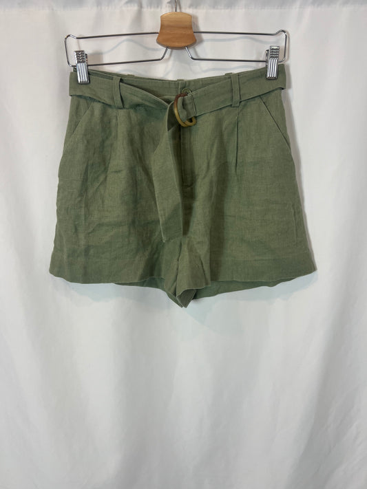 & OTHER STORIES. Bermuda verde lino. T 34