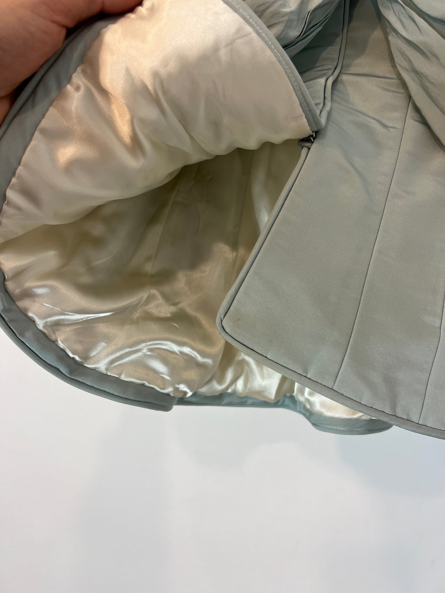 CAPRILE. Light blue corset. T XXS