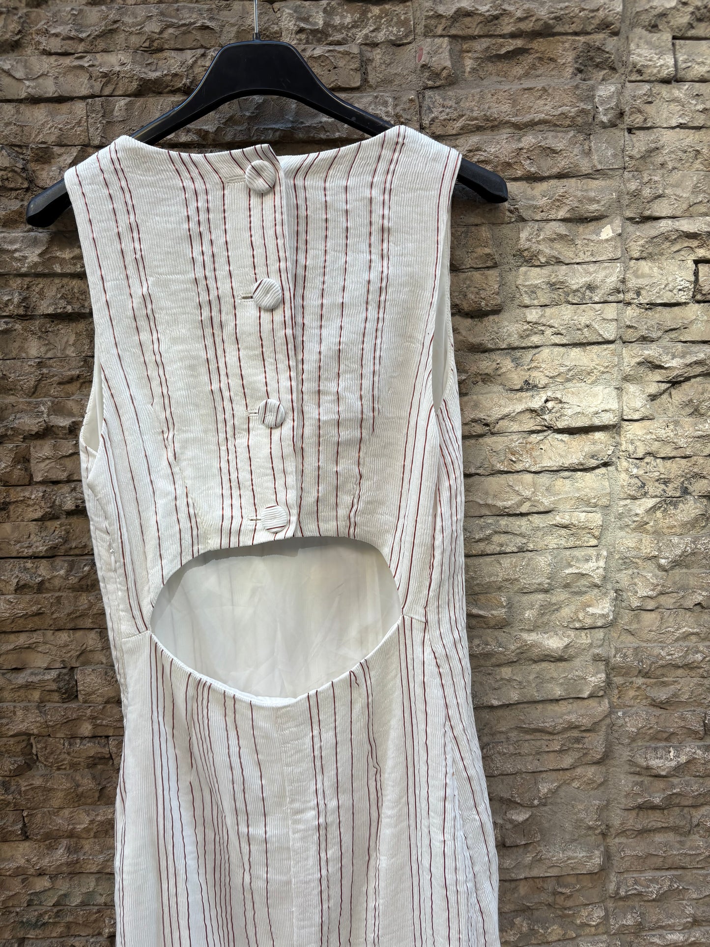 MASSIMO DUTTI. Short green skirt with pocket T.xs