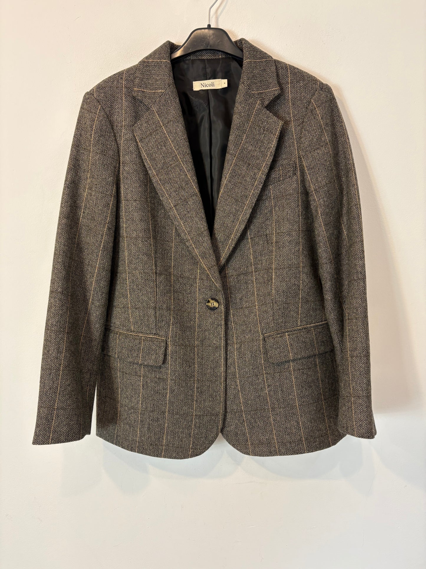 NÍCOLI. Blazer lana espiga