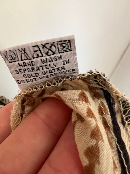 MANGALAM. Falda midi étnica fluida T.u(S)