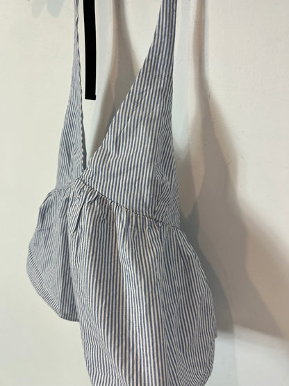 ZARA. Top rayas azul y blanco  T.xs