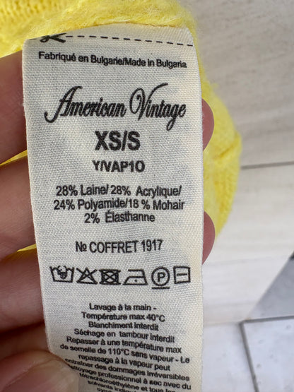 AMERICAN VINTAGE. Wool sweater with pocket. XS/S