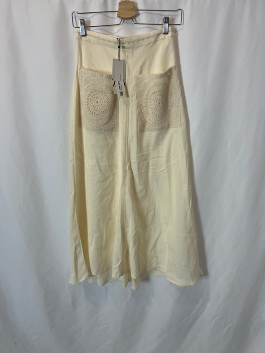 ZARA. Falda mini detalle bolsillos. T XS