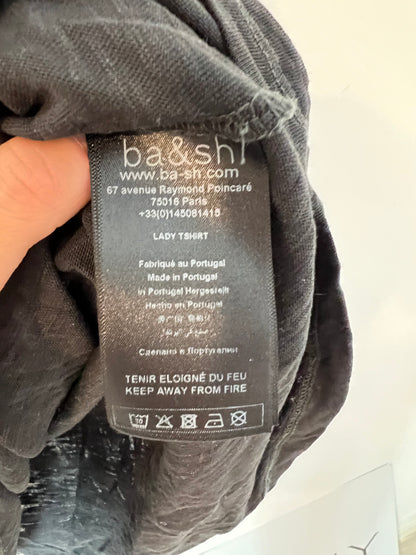 BA6SH. Camiseta gris oscuro letras. T 1 (S)