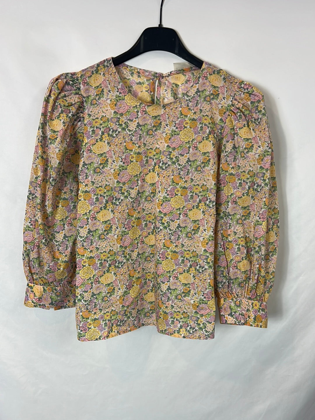 RITAVON. Blusa amarilla flores T.u(m)