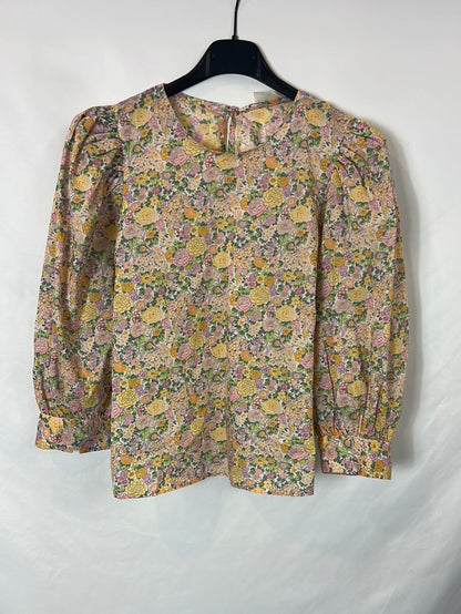 RITAVON. Blusa amarilla flores T.u(m)