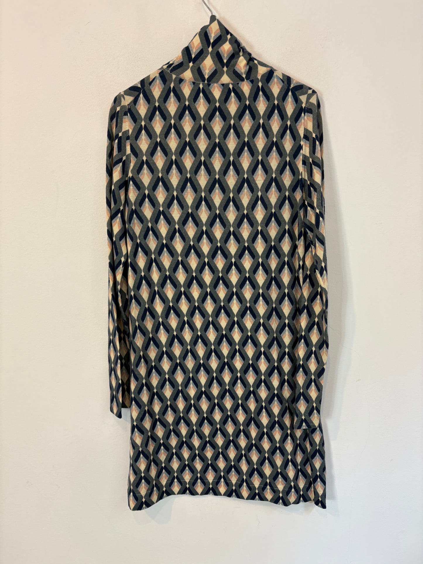 SPORTMAX. Vestido estampado geométrico punto