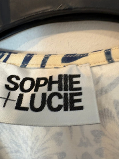 SOPHIE&LUCIE. Top cruzado estampado. T 34