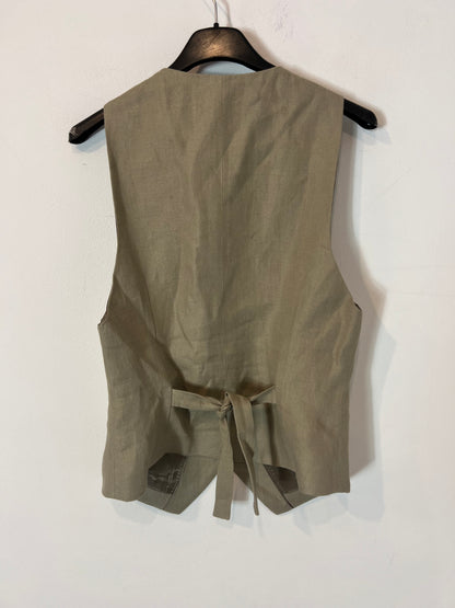 MASSIMO DUTTI. Chaleco beige T.s