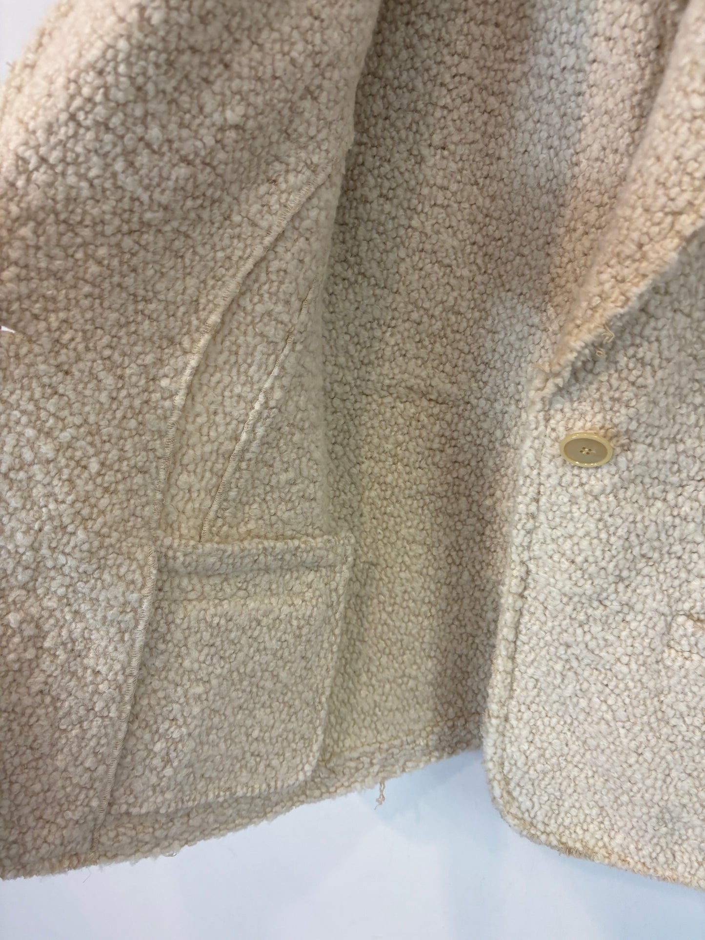 ISABEL  MARANT. Blazer borrego detalle manga