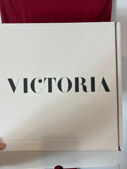 VICTORY. Stretch burgundy midi dress. T.S.