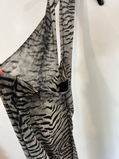 ZARA. Vestido midi tul elástico. T S