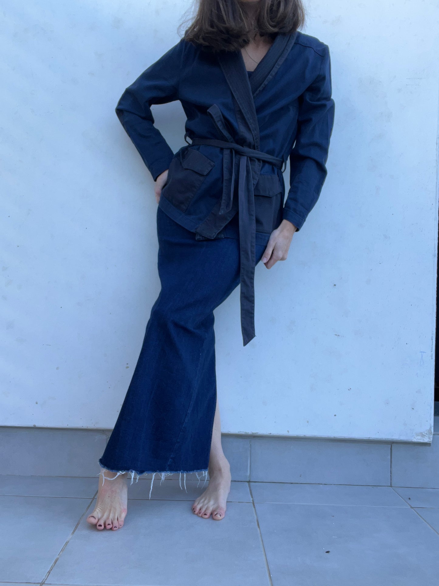 DAWN. Flowy red playsuit. TM