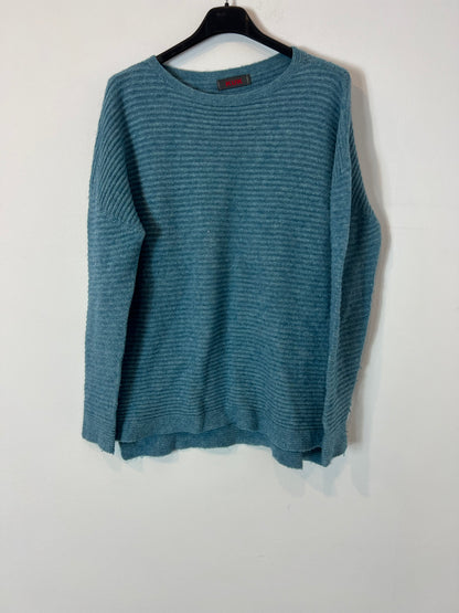 KUK. Jersey azul textura. T M