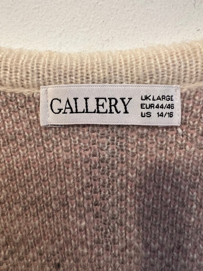 GALLERY. Chaqueta  punto cuadros. T L