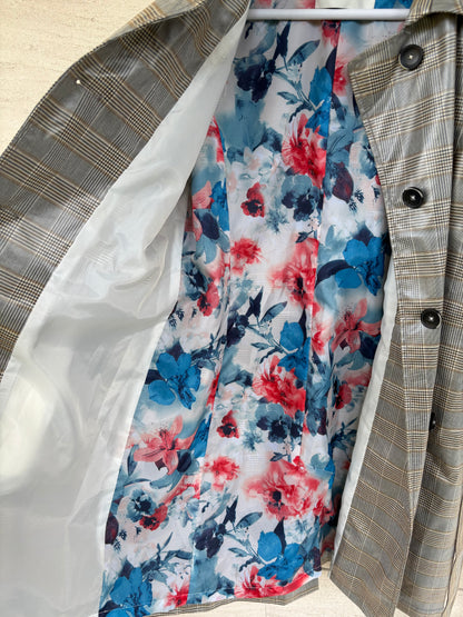 TAIFUN. Gabardina cuadros