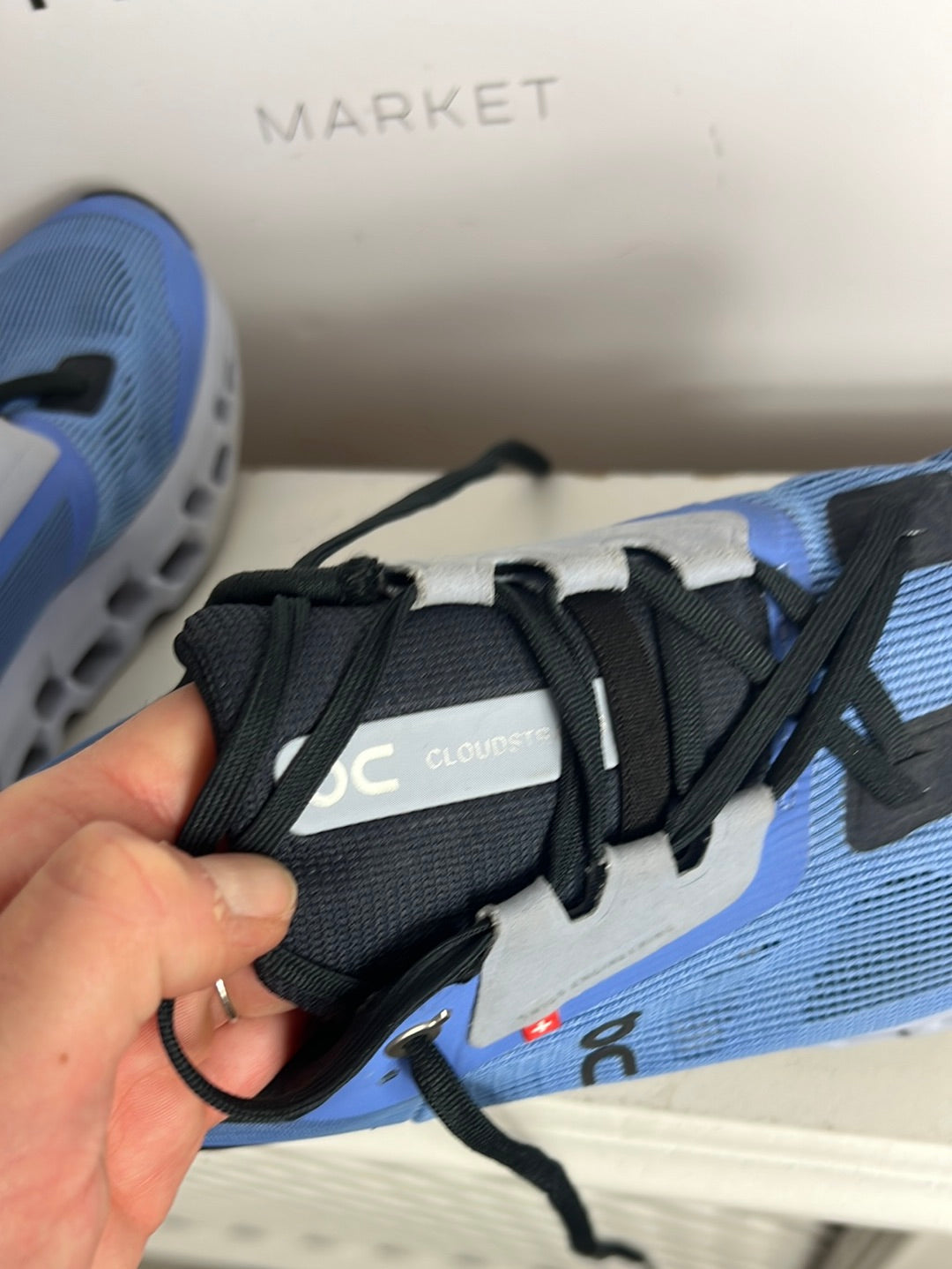 ON. Zapatillas azules y grises. T 40