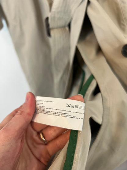 TINTORETTO. Gabardina larga beige