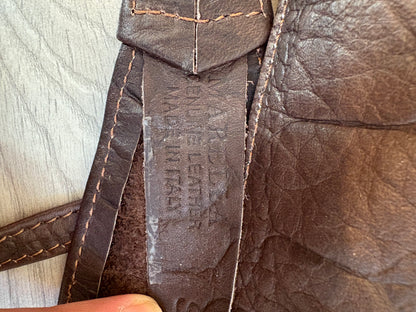 MARELLA. Cinturón / fajín piel marrón. TU