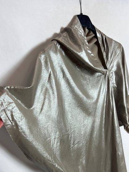 RICK OWENS. Top textura dorado. T S