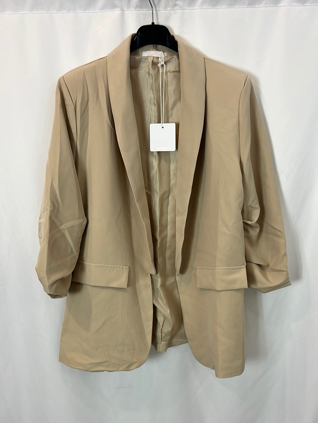 CARLOTA &amp;CO. Tl beige fluid blazer