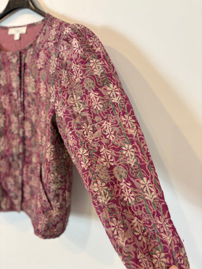 INTROPIA. Printed quilted jacket. Size XS