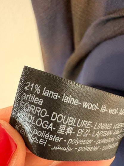 MASSIMO DUTTI. Falda midi con lana asimétrica