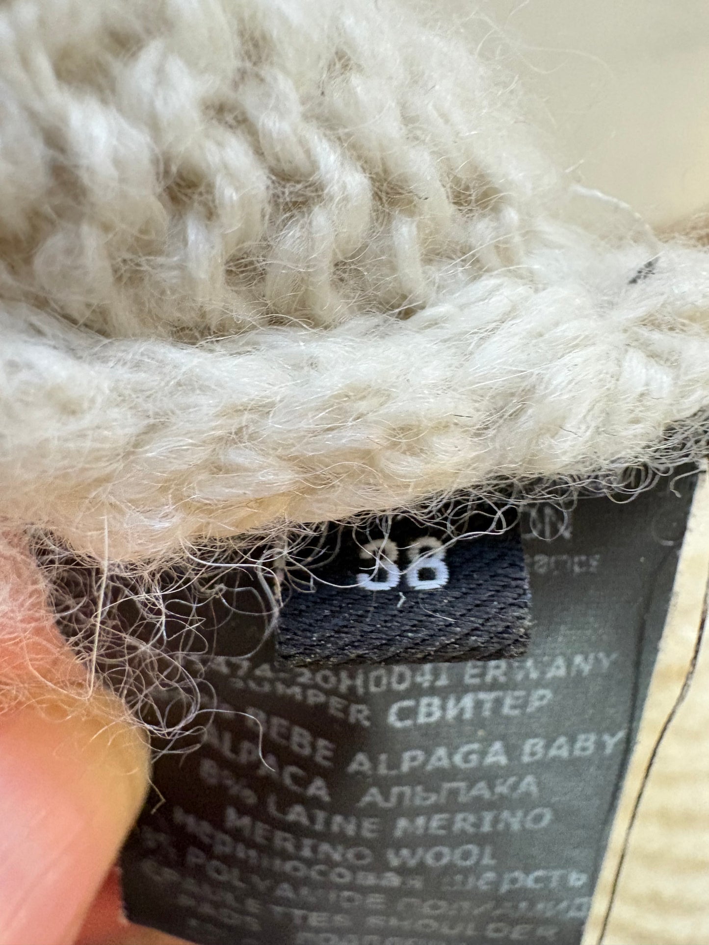 OTHERS. Long knit dress with neckline detail. TS