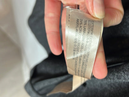 MASSIMO DUTTI. Blazer gris marengo jaspeada lana. T M