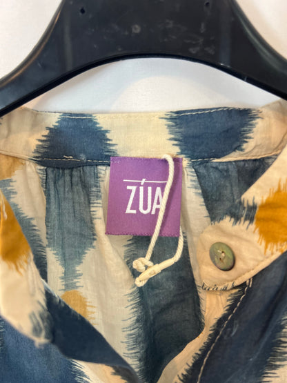 ZUA. Printed blouse with a mandarin collar. YOU (M)