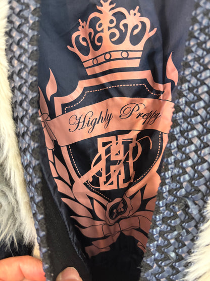 HIGHLY PRETTY. Abrigo pelo detalles T.s