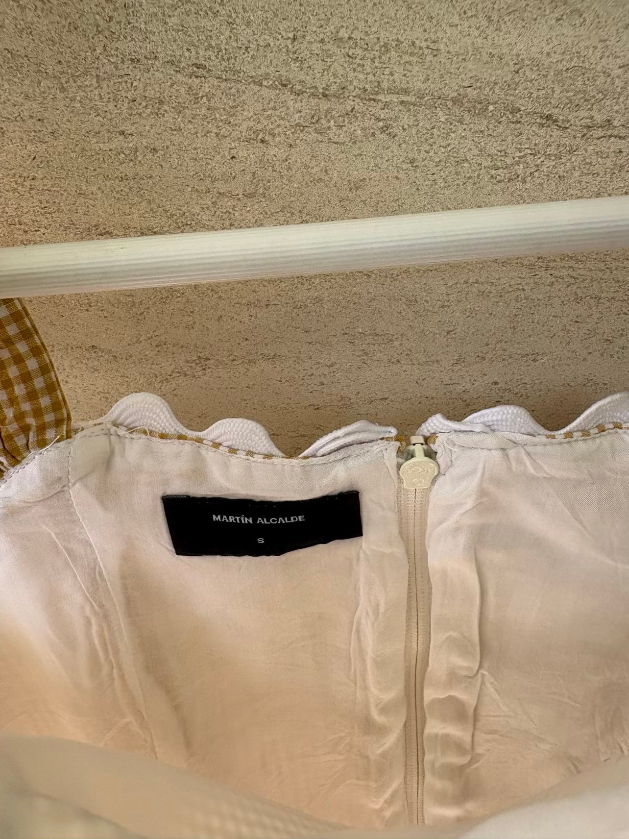 MARTIN ALCALDE. Conjunto Inés Vichy ocre
