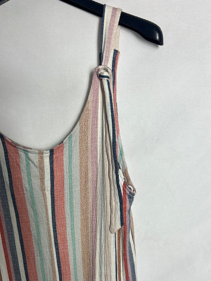 ZARA. Striped jumpsuit in colors. TS